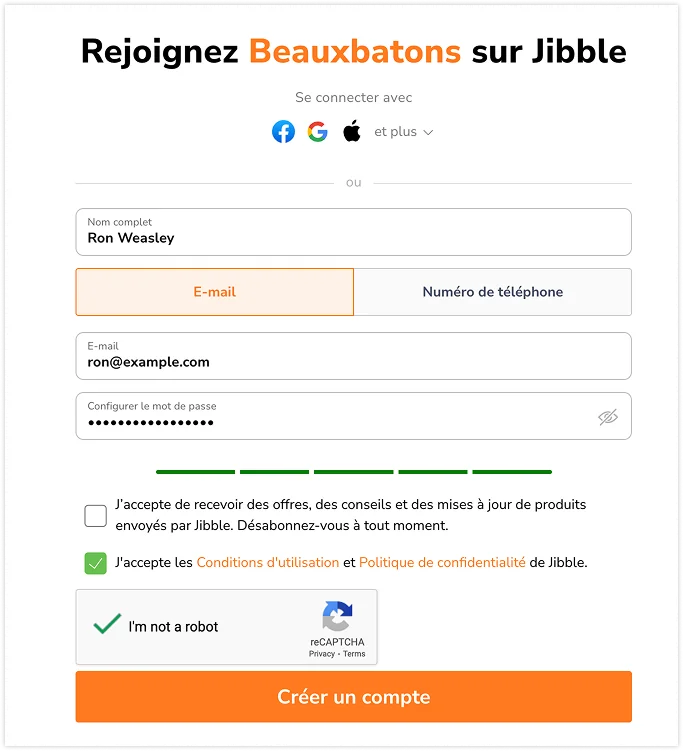 Rejoindre une organisation via un lien